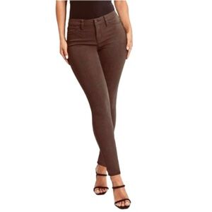 YMI Cocoa Brown Forever Color High Rise Skinny Pants 1X NWT